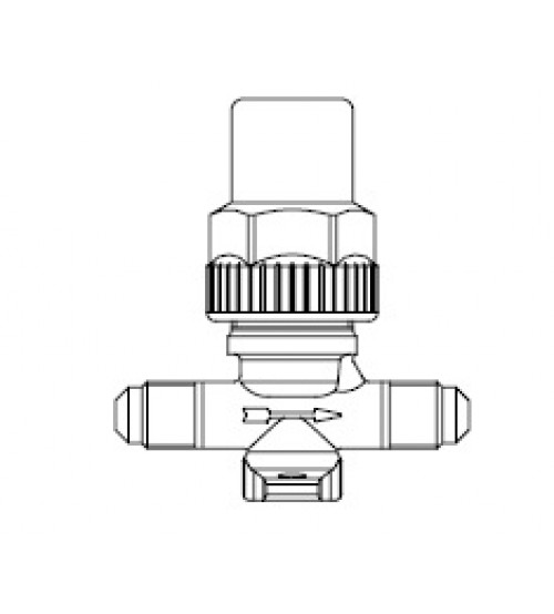 Вентиль типа Rotalock омедненный под пайку CASTEL 6012/22